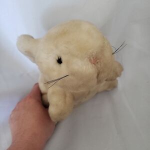 Eden Vintage Bunny Rabbit Plush Stuffed Animal Cream Tan 10 Inch